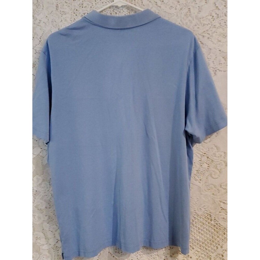 Robert Barakett Sky Blue 100% Pima Cotton Short Sleeve Polo Shirt XL - Picture 13 of 13